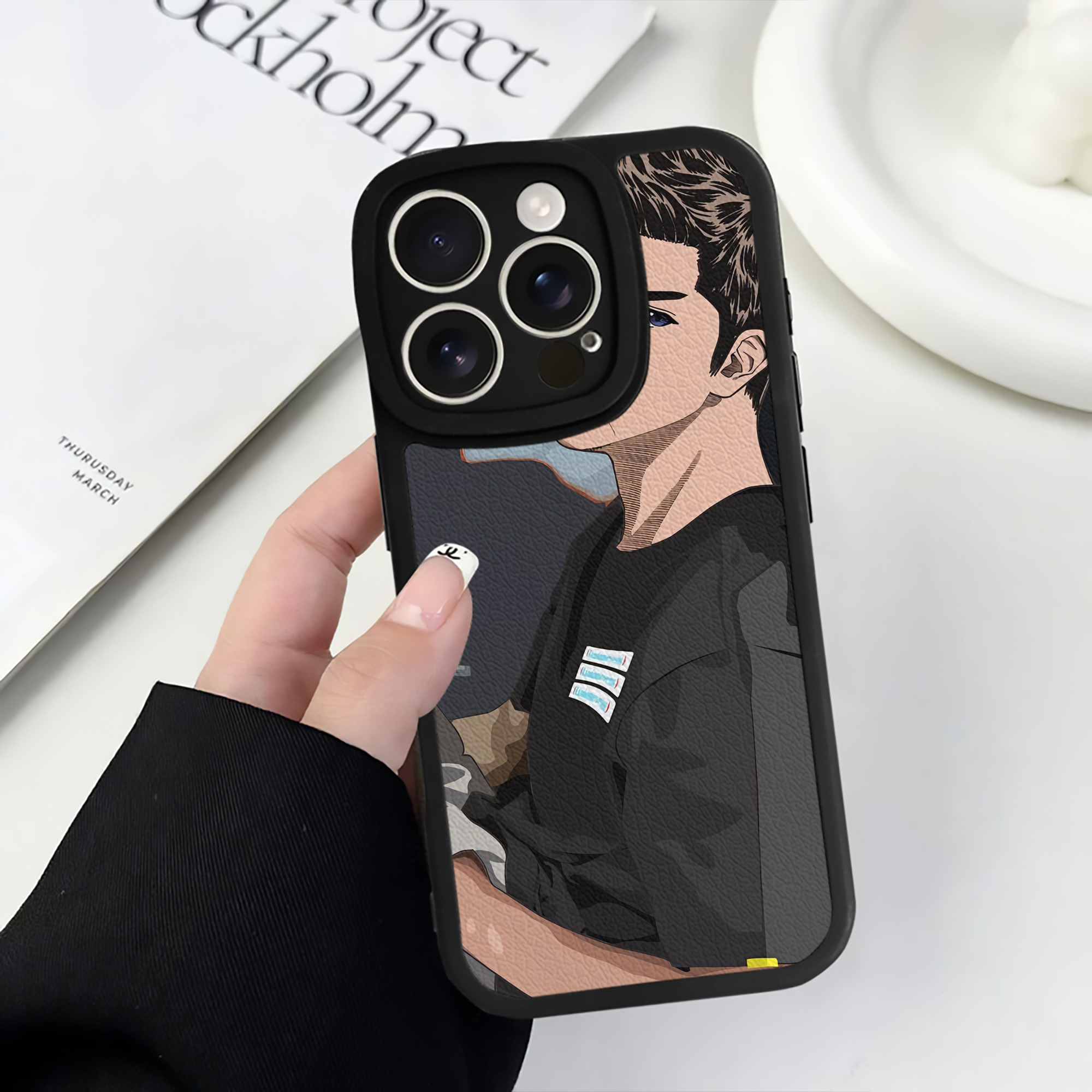 （画像用） SLAM DUNK／スラムダンク 【iPhone 16シリーズ対応】シリコンスマホケース（レザー調） 材質：シリコン